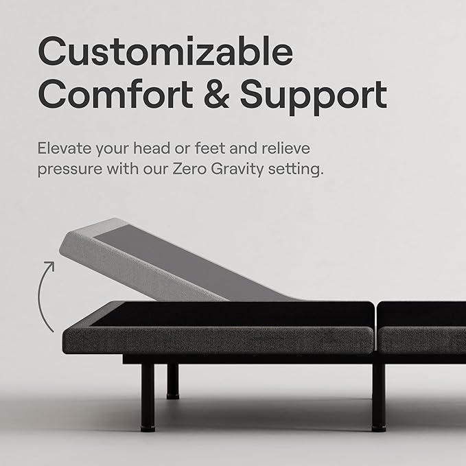 Nectar Ultra Queen Adjustable Base & 15” Mattress - Image 4