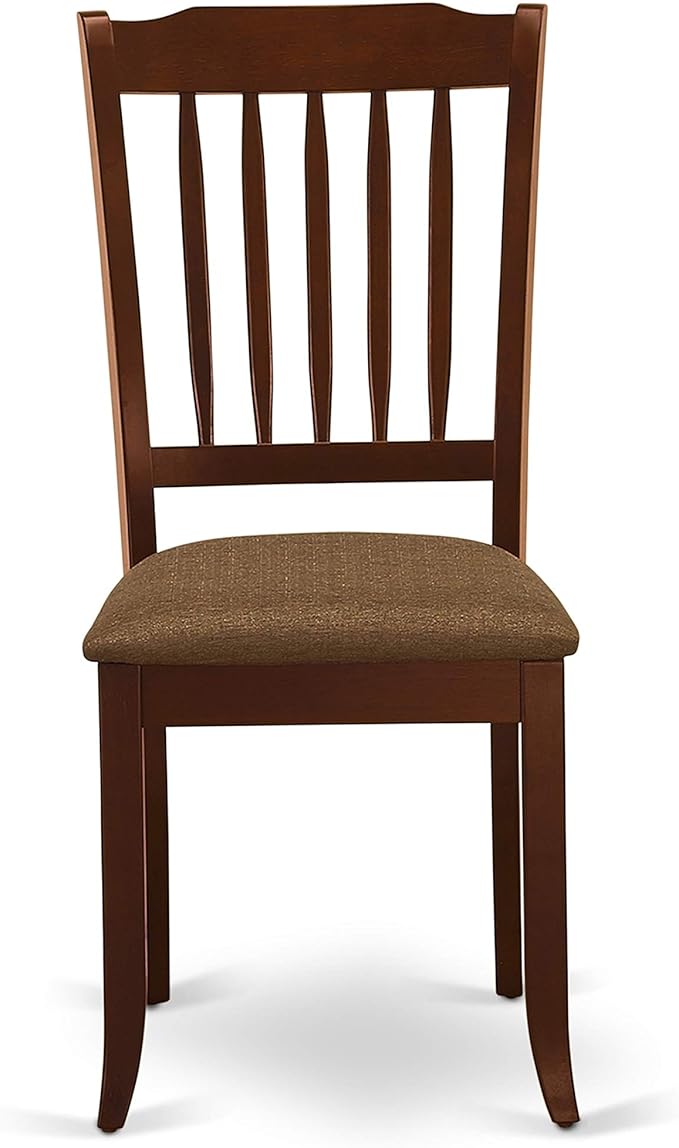 East West Furniture MZDA3-MAH-C 3 Piece Kitchen Table Set - Image 12