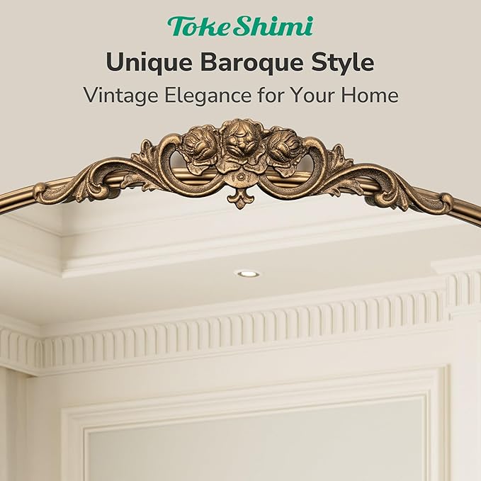 TokeShimi 24x24 Vintage Round Mirror - Image 3