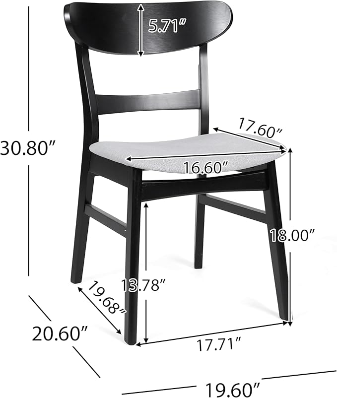 Christopher Knight Home Bryner Dining Set, 19.6 "W x 20.6 "D x 30.8 "H - Image 5