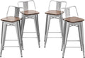 30 Inch Swivel Bar Stools Set of 4 by ALISH