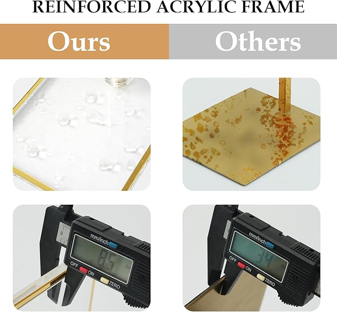 2Pcs Adjustable Purse Display Stands, Height 10"-16"+14"-24", Acrylic Handbag - Image 4
