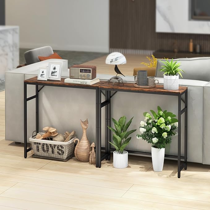 Narrow Console Table, Small Entryway Table - Image 6