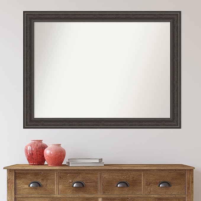 Amanti Art Brown Bathroom Mirror - Image 6
