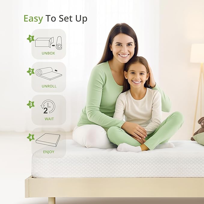 Twin Size Memory Foam Mattress, 10 Inch Bed Mattress in A Box - Image 7