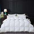 Luxurious All-Season Goose Down Feather Fiber Comforter Twin Size Duvet Insert by EgyptianBedding