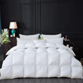 Luxurious All-Season Goose Down Feather Fiber Comforter Queen Size Duvet Insert by EgyptianBedding