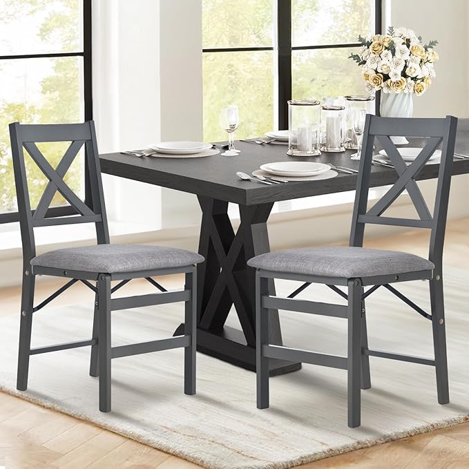 COLAMY Folding Dining Chairs Set of 2, Foldable Chairs - Image 2