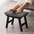 Foot Stool, Bamboo Small Sofa Foot Rest Under Desk, Extra Seating by Kitsanery