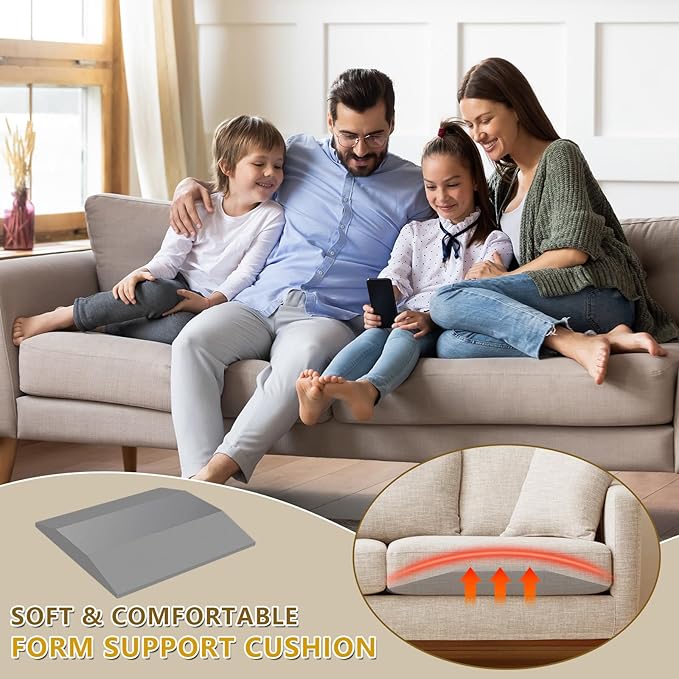 3 Pcs Couch Cushion Support for Sagging Seat High Density Trapezoidal Couch - Image 6
