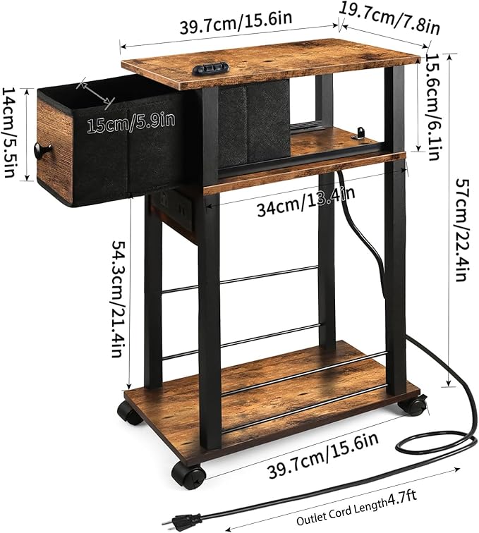 Side Table Set of 2, Side Table - Image 3