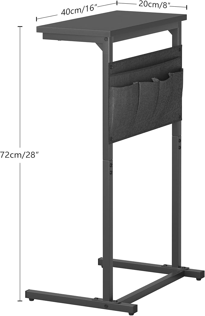 C Shaped End Table Set of 2, Side Table - Image 3