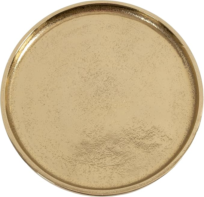 Kate and Laurel Ropa Transitional Round Pedestal Drink Table, Decorative Cast - Image 7