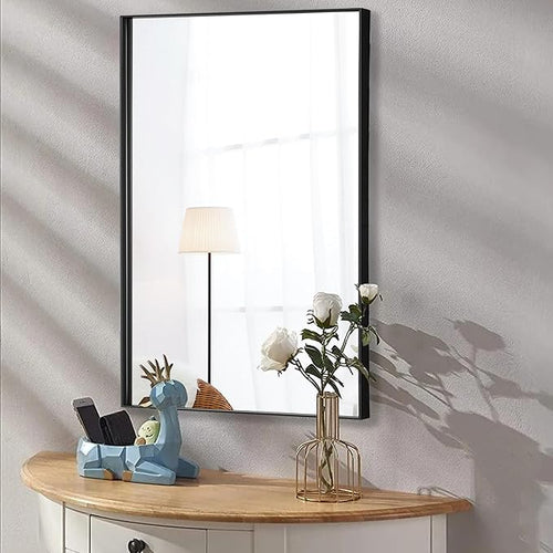 20x36 Inch Black Bathroom Mirror - Image 2