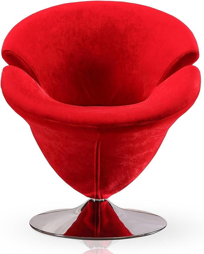 Manhattan Comfort Tulip Swivel Accent Chair Set of 2 - Image 7