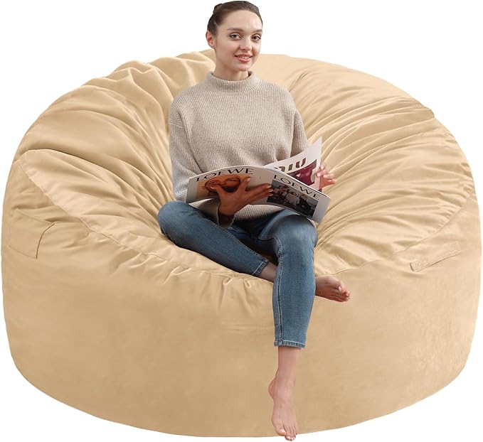 6FT Bean Bag Chair, Large Bean Bag Chairs by SIMFLAG
