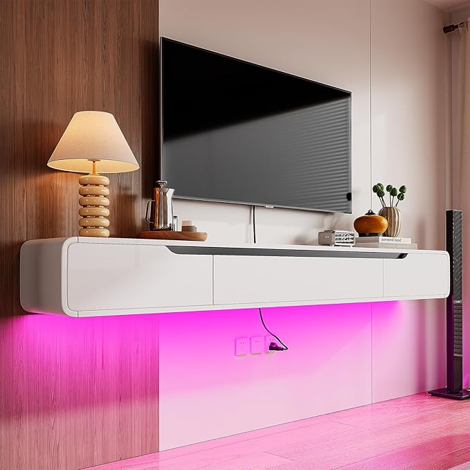 Fully-Assembled Floating TV Stand - Image 4
