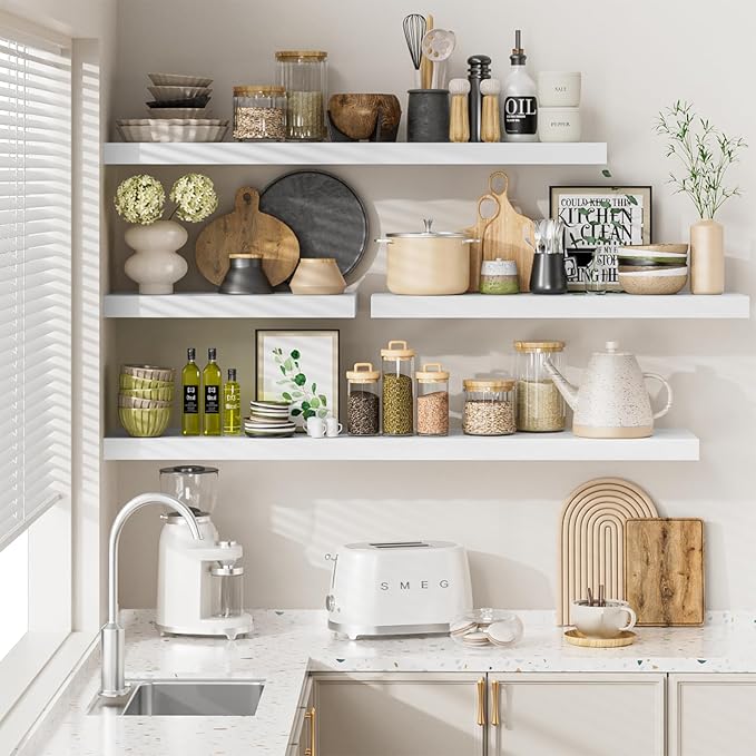 Heimlove 36 Inch Long Floating Shelf - Image 7