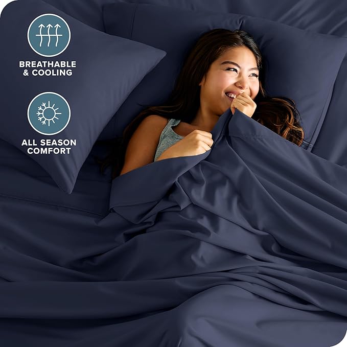 Bare Home Ultra-Soft Queen Sheet Set - Image 3