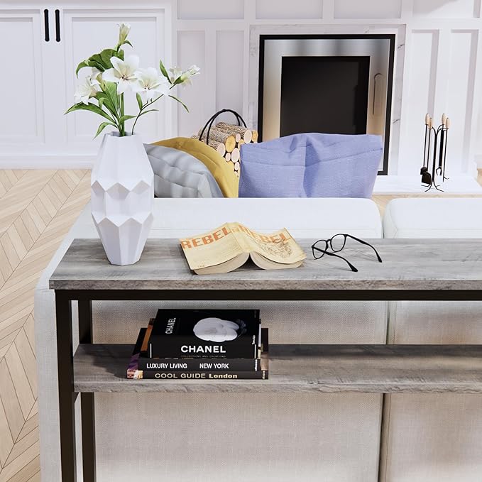 Narrow Console Table, 47 Inch Sofa Table - Image 7