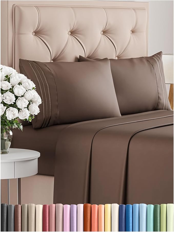 Cal King Size 4 Piece Sheet Set by CGKUnlimited