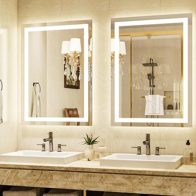 38'' x 26'' LED Bathroom Mirror - Image 2