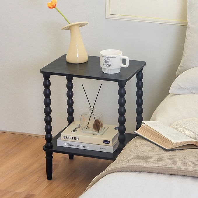 Black Side Table, Small End Table - Image 8