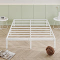 12 Inch Bed Frame Queen Size, Heavy Duty Steel Queen Bed Frame No Box Spring by Cieemine