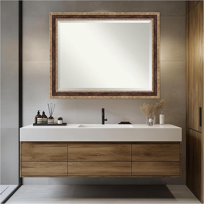 Amanti Art Bronze Bathroom Mirror - Image 4