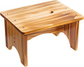 Wooden Step Stool for Adults, 6.5" Portable Wood Step Stool for Kids, Heavy by Eiwoda