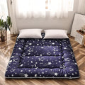 Navy Star Futon Mattress Japanese Floor Mattress Tatami Floor Mat Foldable Bed by MAXYOYO