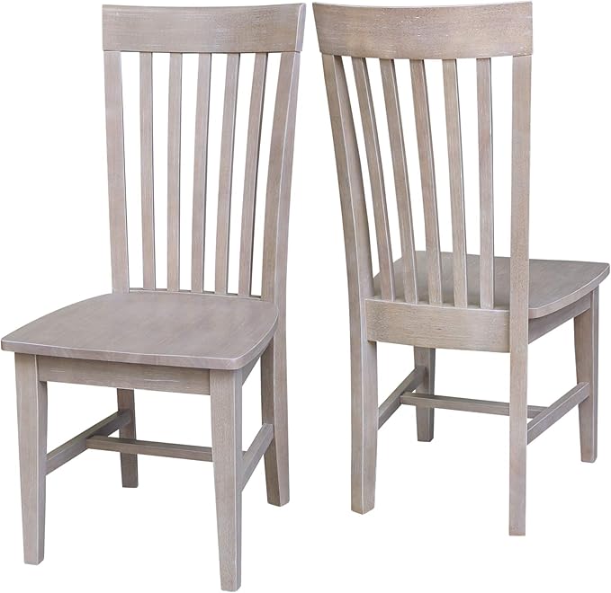 International Concepts Cosmo Chair Washed Gray Taupe - Image 8