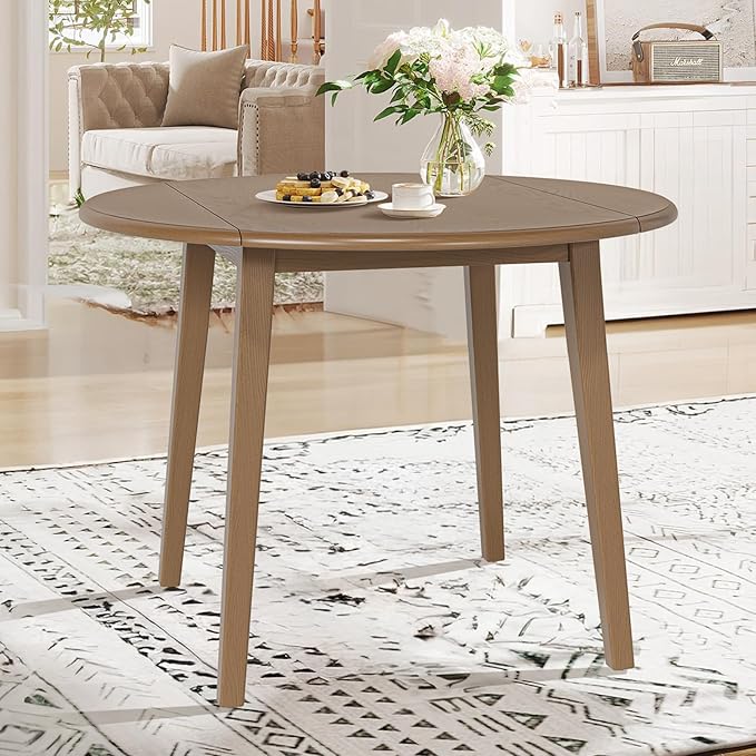 COLAMY 5-Piece Extendable Dining Table Set - Image 5