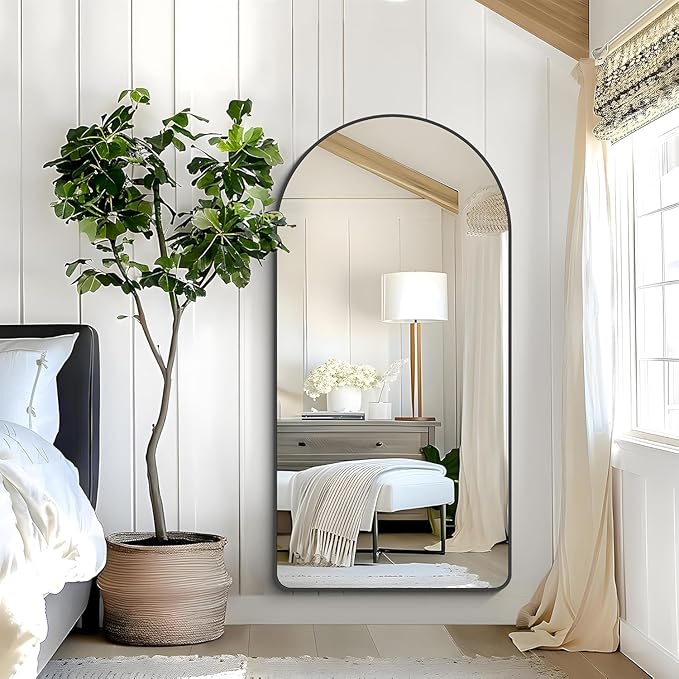Arched Bathroom Mirror, Wall Mounted Mirror, Living Room, Vertically Hanging - Image 5