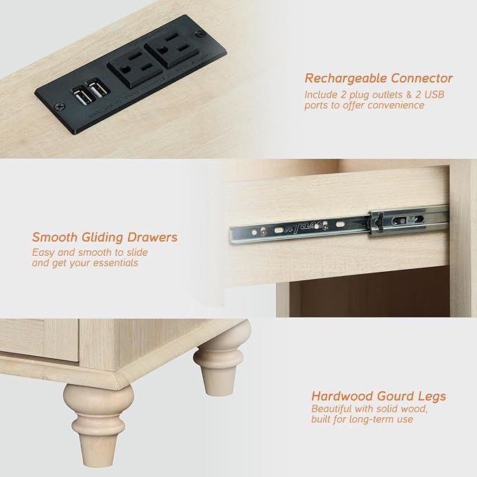 WAMPAT Set of 2 End Tables - Image 7