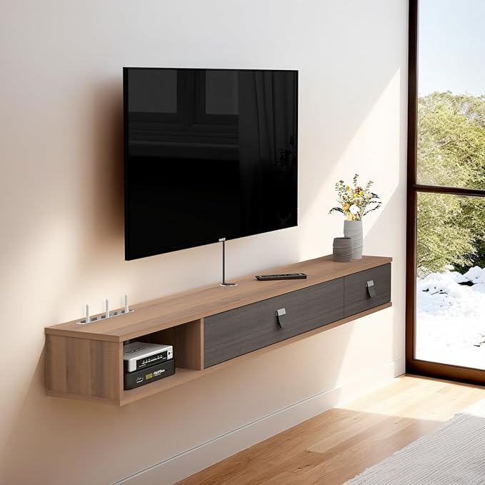 Pmnianhua Floating TV Shelf by Pmnianhua