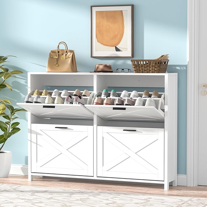 47" W Large Shoe Storage Cabinet - Image 7
