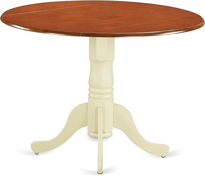 East West Furniture DLPL5-BMK-C 5 Piece Dinette Set - Image 4