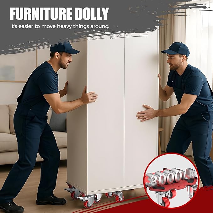 Furniture Dolly & Movers 4-Pack 3000lbs - Image 9