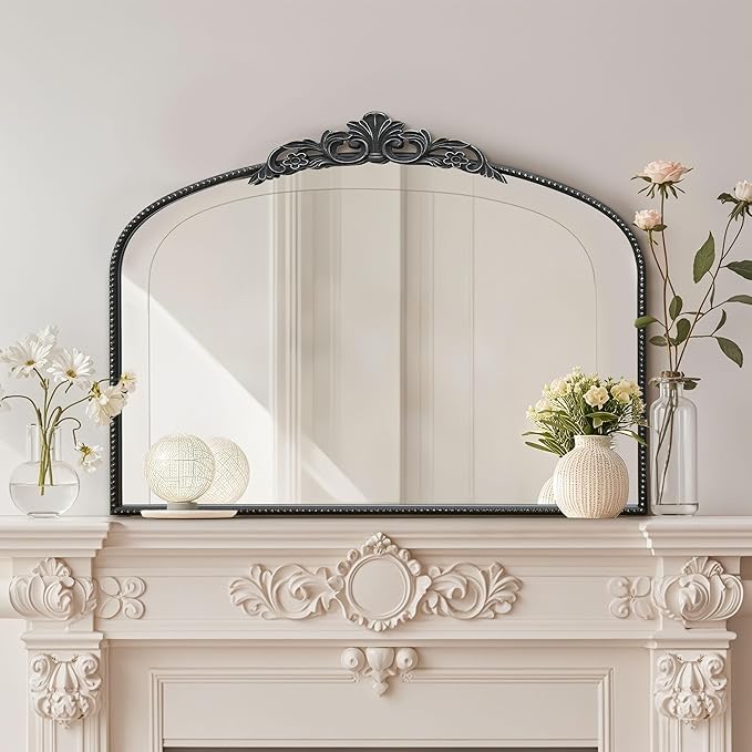 Micasso Black Vintage Mirror, Living Room - Image 6