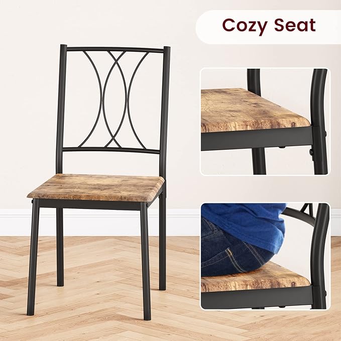 CABIHOME Dining Table Set for 4, Kitchen Table Set - Image 4