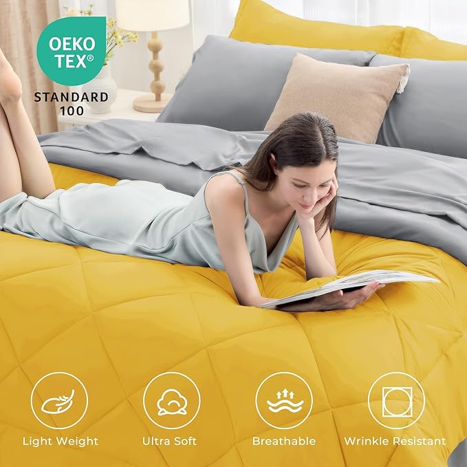 HEVUMYI Twin Comforter Set - Image 2