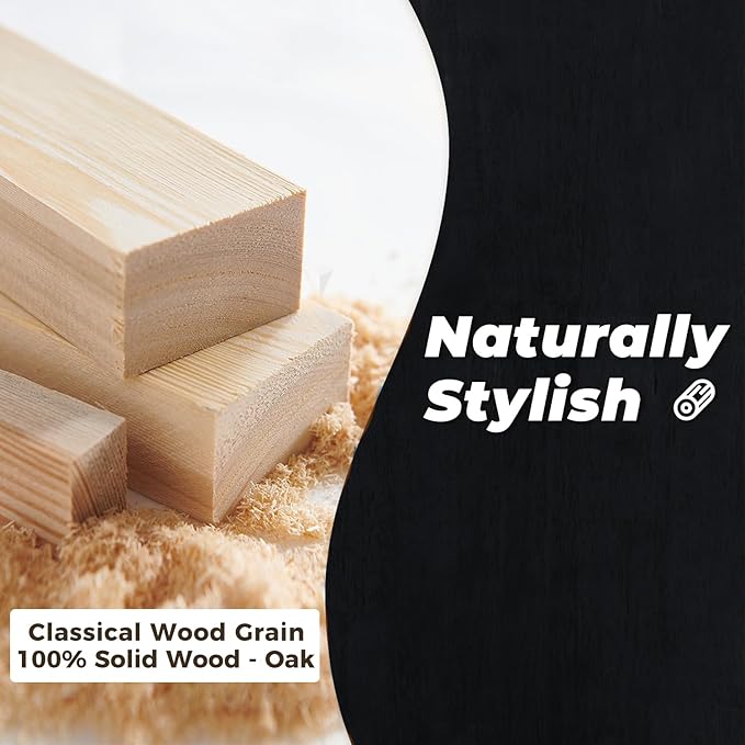 DELAVIN 59" Large Solid Wood Dining Table - Image 7