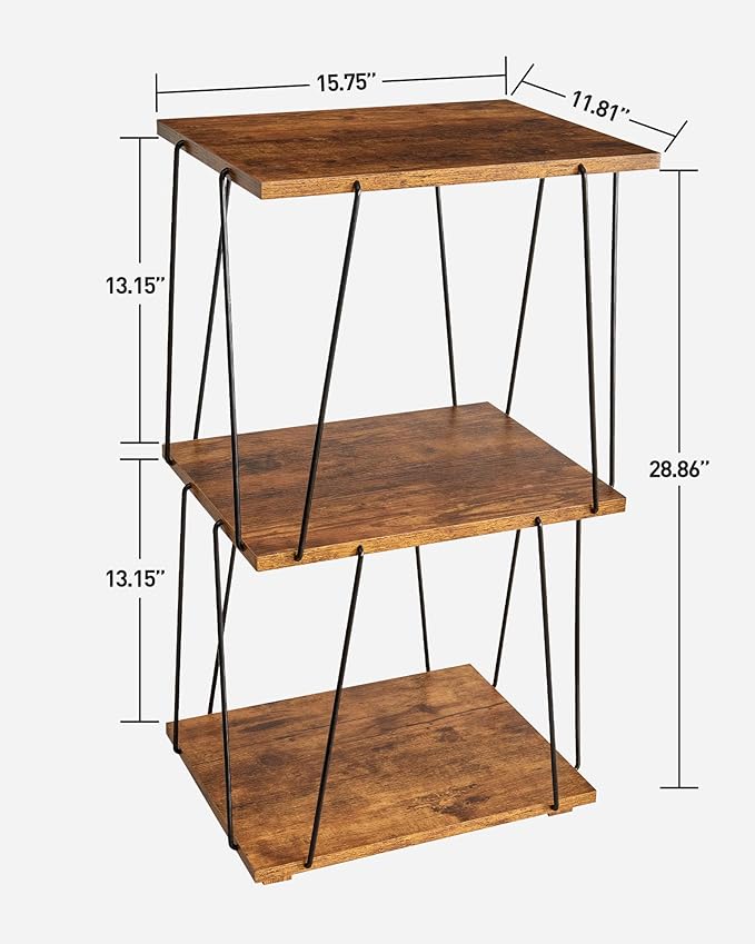 Tall End Table, Small Side Table, 29 inch High Entryway Table, Bedside Table - Image 3