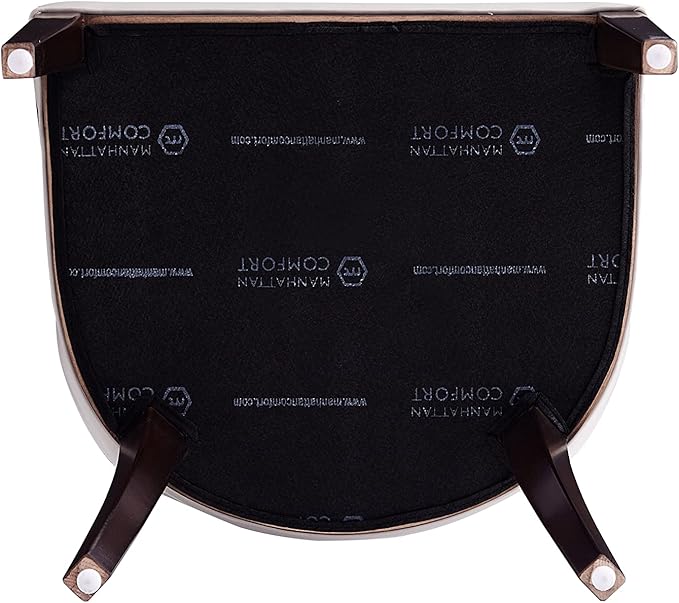 Manhattan Comfort Grand Faux Leather Dining Chairs - Image 12