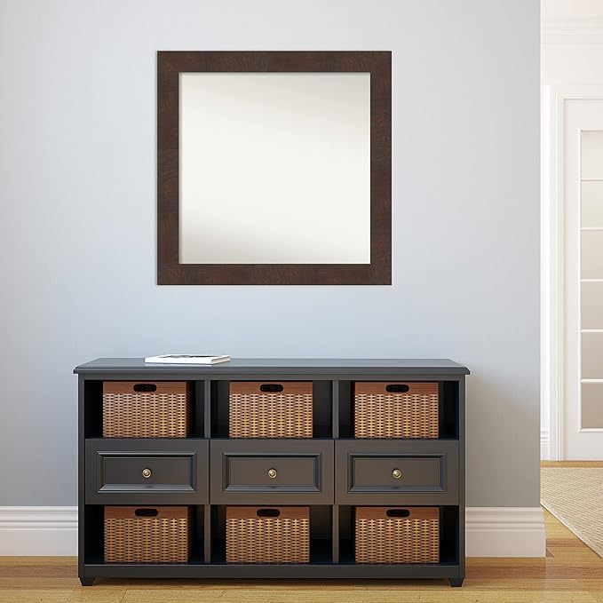 Amanti Art White Bathroom Mirror - Image 5