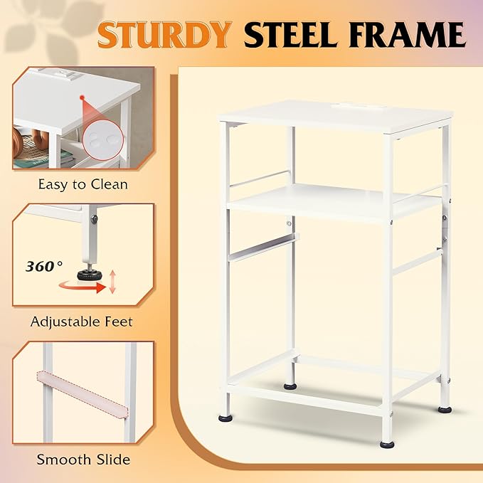 WLIVE Night Stand Set 2, Nightstands - Image 6