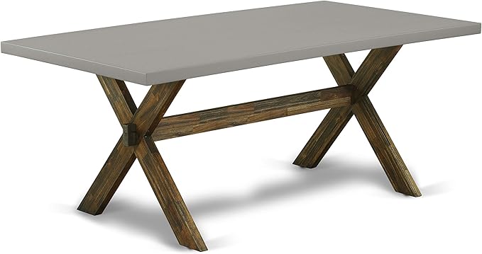 East West Furniture X797MZN32-9 9 Piece Dining Table Set Includes a Rectangle - Image 3