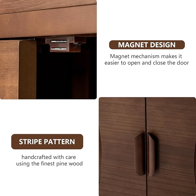 COSIEST Set of 2 30" Storage Sideboards - Image 4