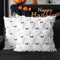 4TH Emotion Halloween Ghost Decorative Pillow Covers 18x18 Set of 2 by 4THEmotion